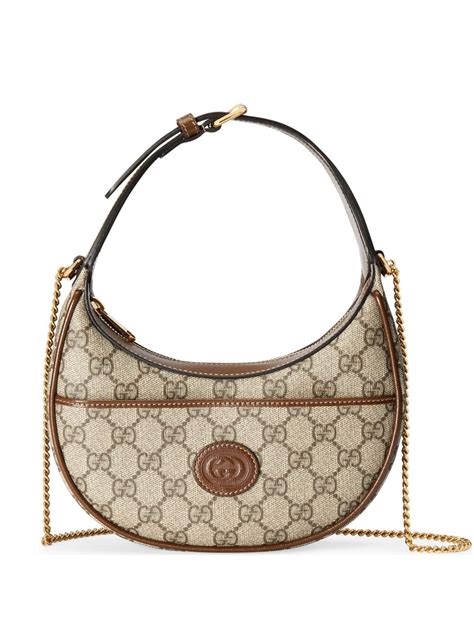 gucci mini half moon bag|gucci guccissima hobo bag.